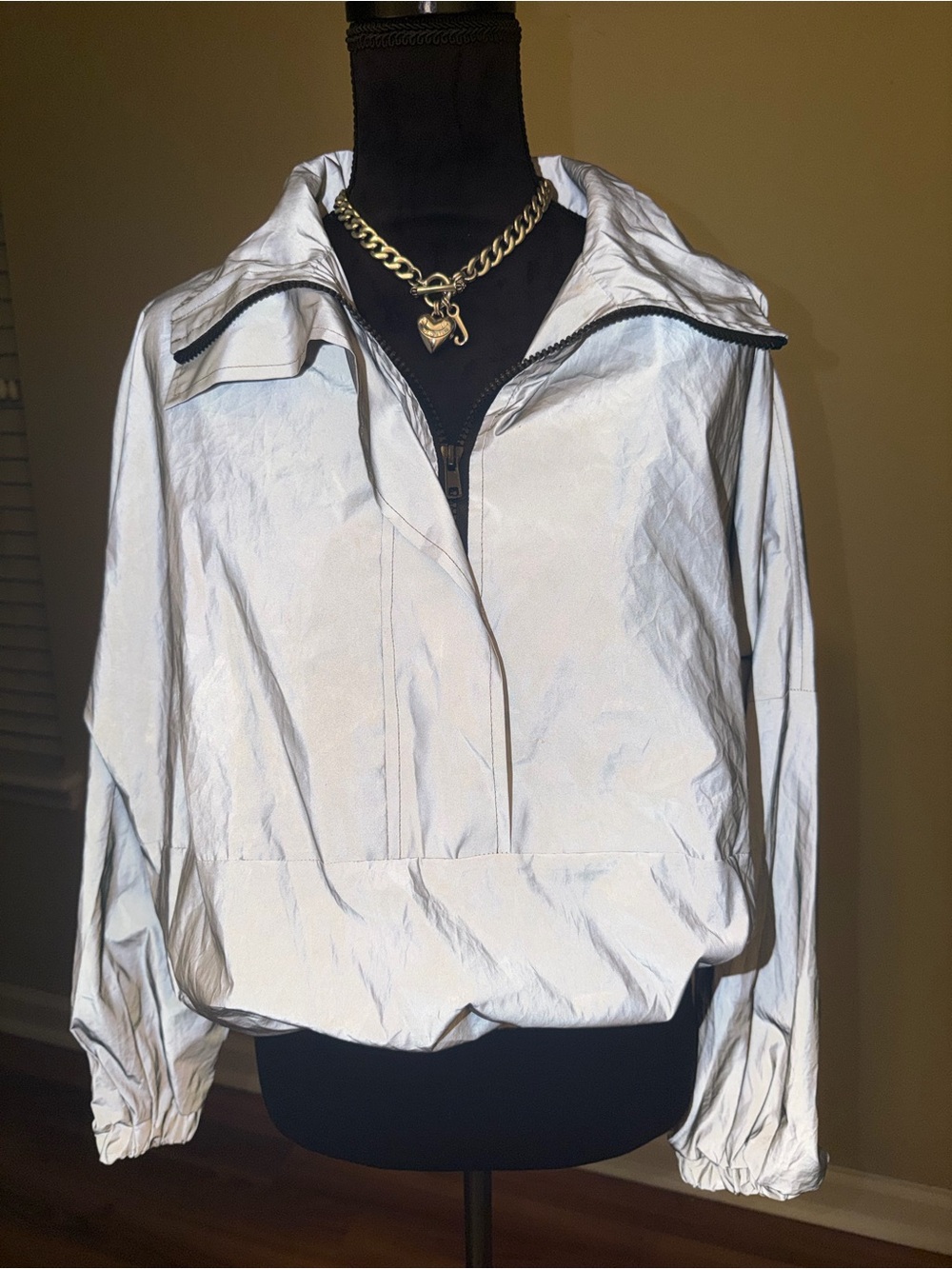 Reflective Pullover Anorak Jacket - Women